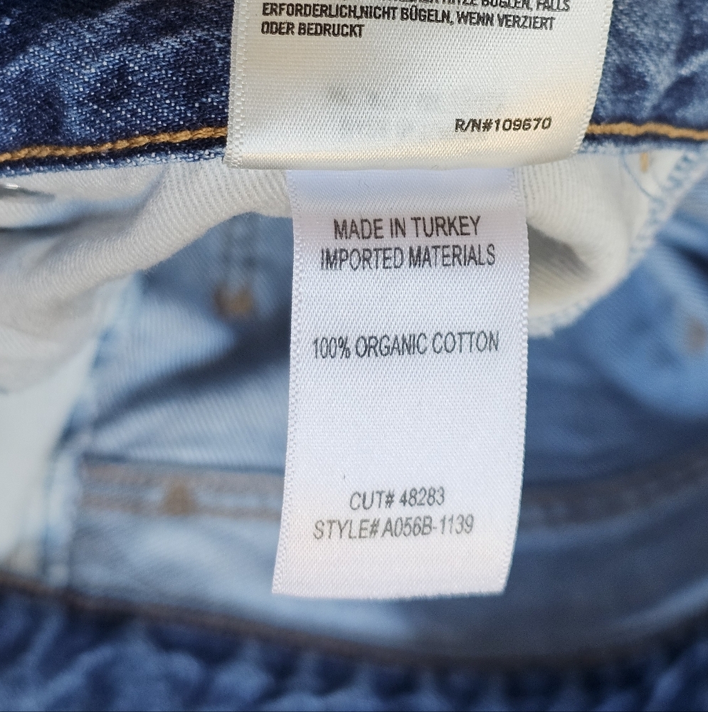 Agolde Riley High Rise Straight Crop Jeans - Picture 11 of 11